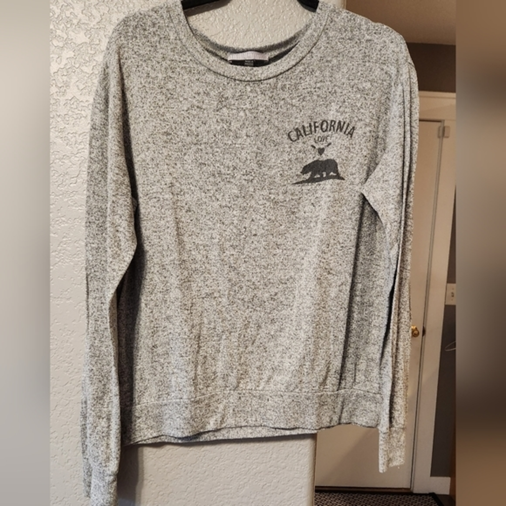 Purple Snow California Long Sleeve‎ Cozy Shirt, Size XL